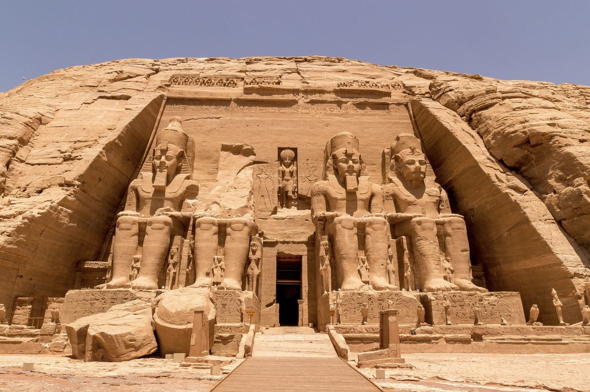 Abu Simbel colossi of Ramesses II